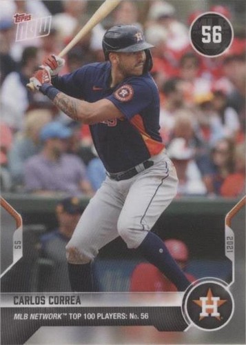 2021 Topps Now MLB Network Top 100 Players - Carlos Correa #T-56