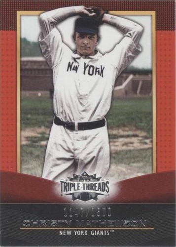 2011 Topps Triple Threads - Christy Mathewson #66