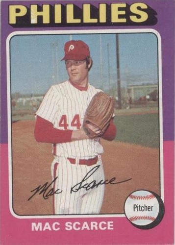 1975 Topps - Mac Scarce #527