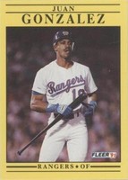 1991 Fleer - Juan González #286