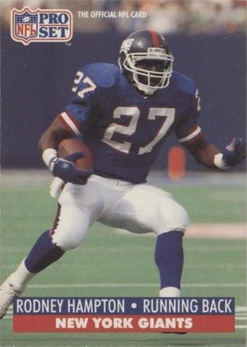 1991 Pro Set Rodney Hampton #62