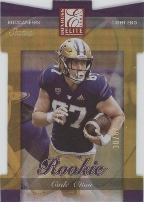 2022 Panini Donruss Elite Cade Otton #2002-132