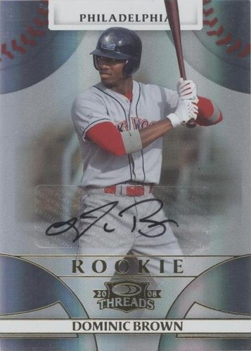 2008 Donruss Threads - Domonic Brown #135