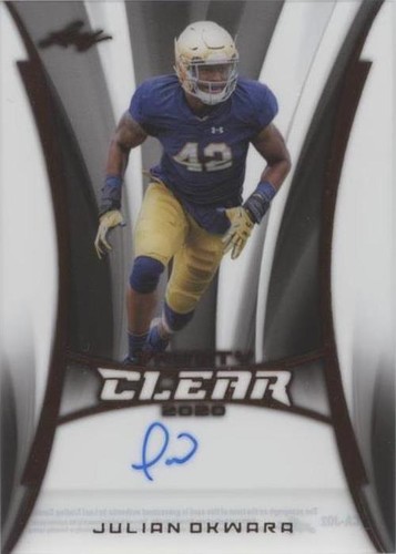 2020 Leaf Trinity Julian Okwara #CA-JO2