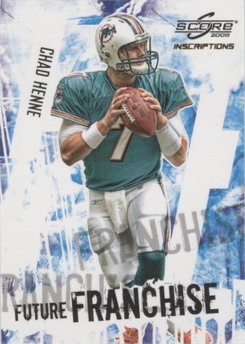 2009 Score Inscriptions Chad Henne #2