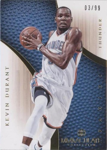 2012-13 Panini Immaculate Collection - Kevin Durant #70