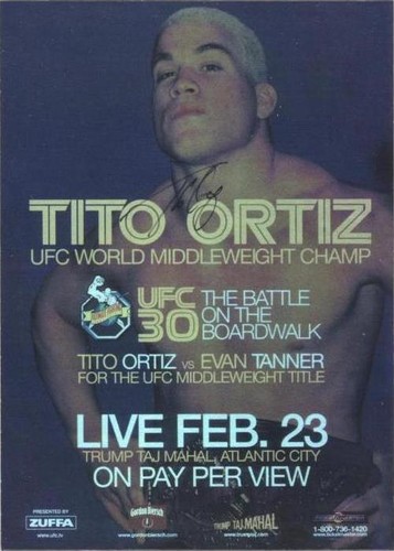 2010 Topps UFC Main Event - Tito Ortiz #FPR-UFC30