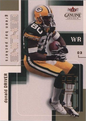 2003 Fleer Genuine Insider Donald Driver #98