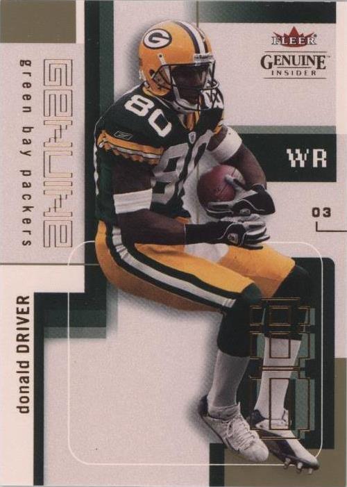 2003 Fleer Genuine Insider Donald Driver #98