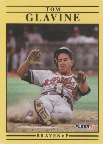 1991 Fleer - Tom Glavine #689