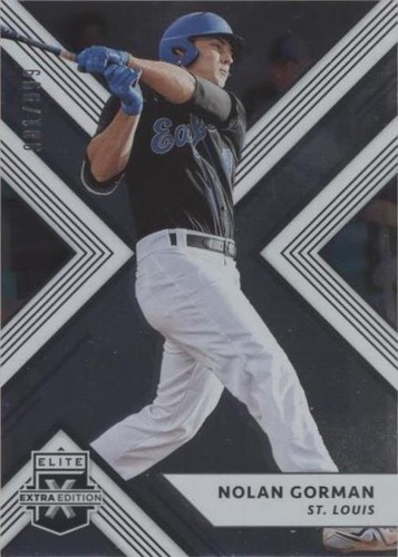 2018 Panini Elite Extra Edition - Nolan Gorman #18