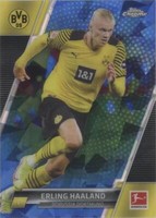2021-22 Topps Chrome Bundesliga Sapphire Edition Erling Haaland #30