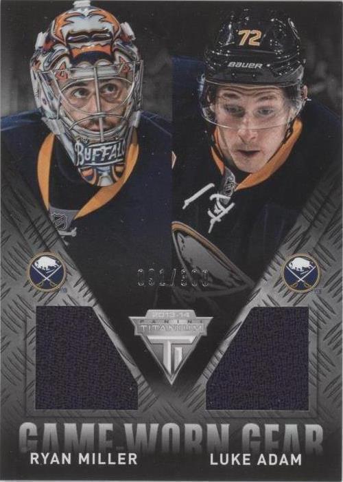 2013-14 Panini Titanium - Luke Adam Ryan Miller #GD-MA