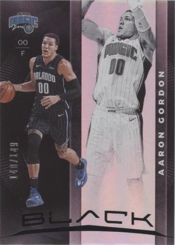 2019-20 Panini Black - Aaron Gordon #47