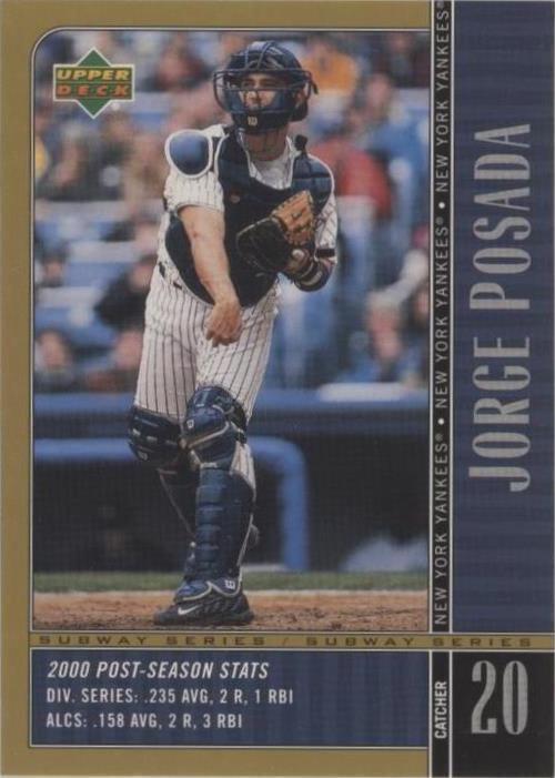 2000 Upper Deck Subway Series - Jorge Posada #NY6