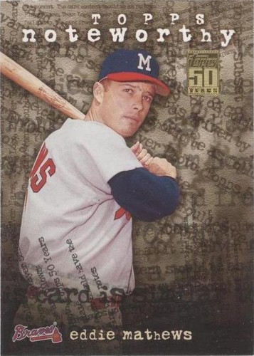 2001 Topps - Eddie Mathews #TN41