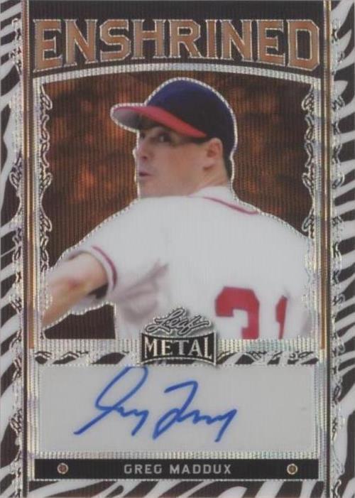 Leaf Metal 2022 - Greg Maddux #E-GM1