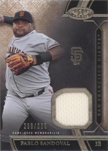 2015 Topps Tier One - Pablo Sandoval #TSR-PS