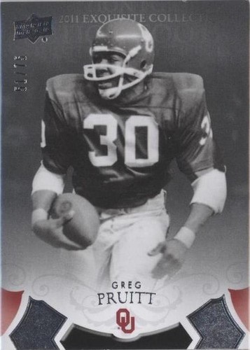 2011 Upper Deck Exquisite Collection Greg Pruitt #36