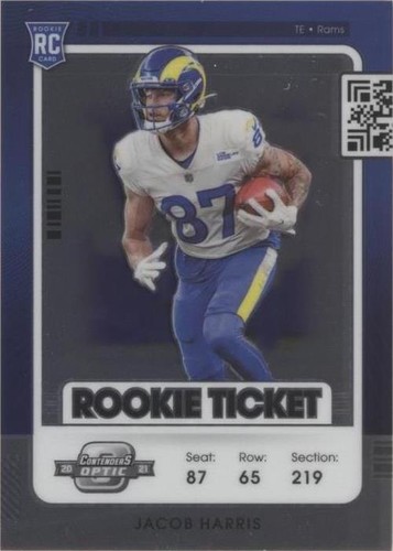 2021 Panini Contenders Optic Jacob Harris #69