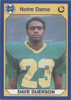 1990 Collegiate Collection University of Notre Dame Dave Duerson #46