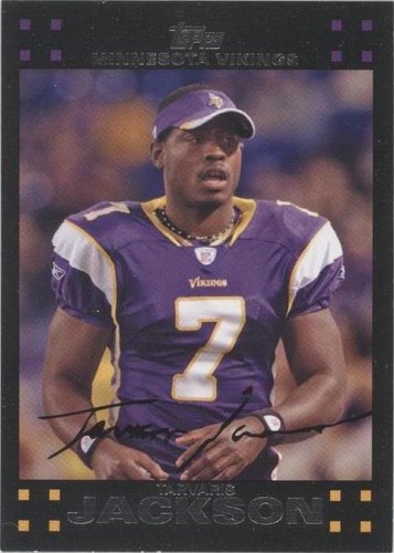 2007 Topps Tarvaris Jackson #27
