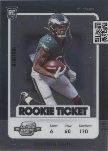 2021 Panini Contenders Optic DeVonta Smith #63