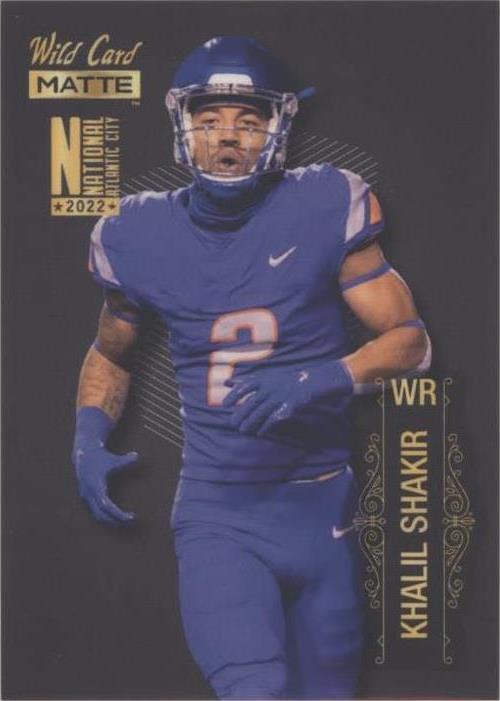 2022 Wild Card MATTE National Convention Khalil Shakir #MBN-20