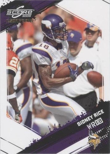 2009 Score Inscriptions Sidney Rice #168