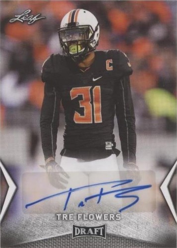 2018 Leaf Draft Tre Flowers #BA-TF2