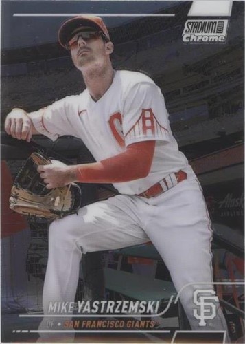 2024 Topps Stadium Club Mike Yastrzemski #233 Chrome Parallel