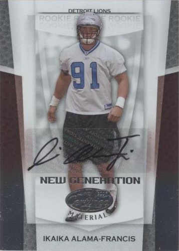 2007 Leaf Certified Materials Ikaika Alama-Francis #189