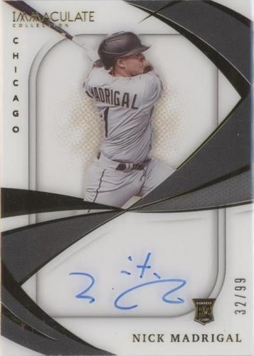 2021 Panini Immaculate Collection - Nick Madrigal #SS-NM
