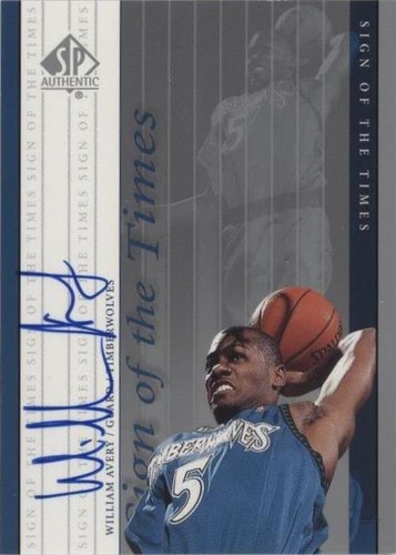 1999-00 SP Authentic - William Avery #WA