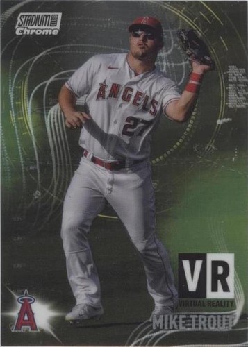 2021 Topps Stadium Club Chrome - Mike Trout #VR-6