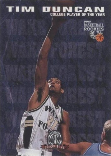 1997 Score Board Rookies - Tim Duncan #72