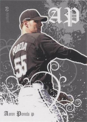2008 Just Minors Justifiable - Aaron Poreda #JF-40