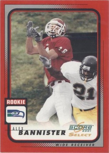 2001 Score Select Alex Bannister #308