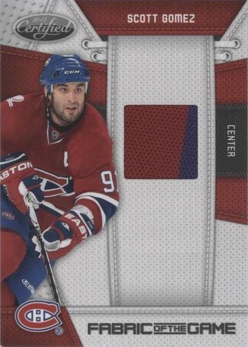 2010-11 Certified - Scott Gomez #SG