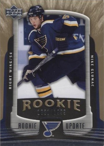 2005-06 Upper Deck Rookie Update - Mike Glumac #178