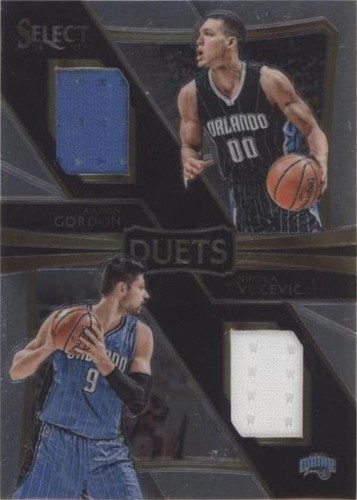 2016-17 Panini Select - Nikola Vucevic/Aaron Gordon #20