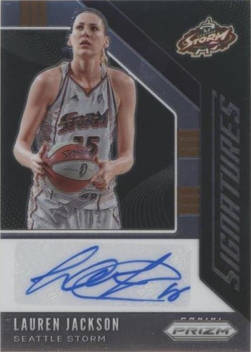 WNBA Lauren Jackson サイン入り写真 2023 Panini Prizm WNBA Lauren Jackson Signatures Red Prizm