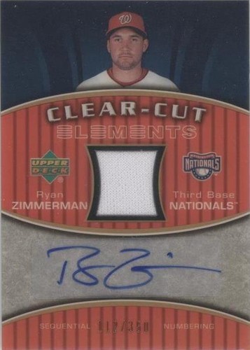 2007 Upper Deck Elements - Ryan Zimmerman #CCE-RZ