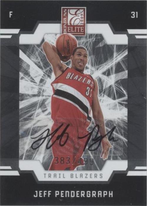 2009-10 Donruss Elite - Jeff Pendergraph #188