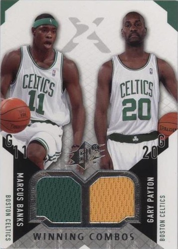 2004-05 SPx - Marcus Banks/Gary Payton #WC-BP