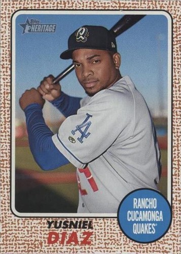 2017 Topps Heritage Minor League Edition - Yusniel Diaz #36