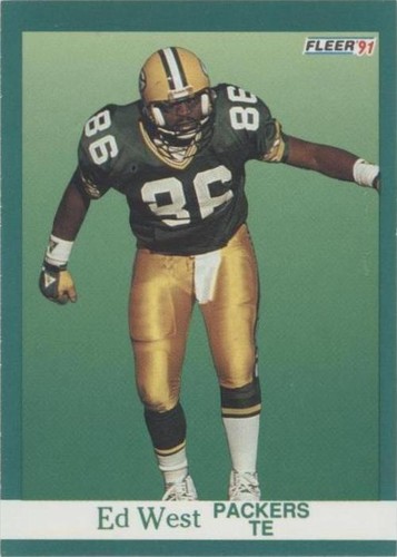 1991 Fleer Ed West #262