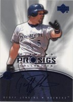 2004 Upper Deck Diamond Collection Pro Sigs - Geoff Jenkins #85