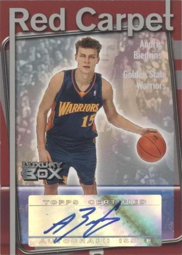 2004-05 Topps Luxury Box - Andris Biedrins #RC-AB