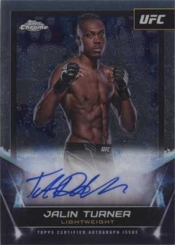 2024 Topps Chrome UFC - Jalin Turner #FNA-JTU